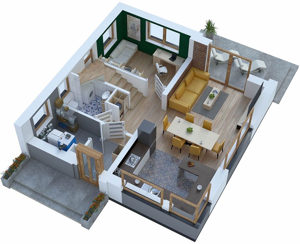 Проект дома EDE-2542-84 Проект дома EDE-2542-84