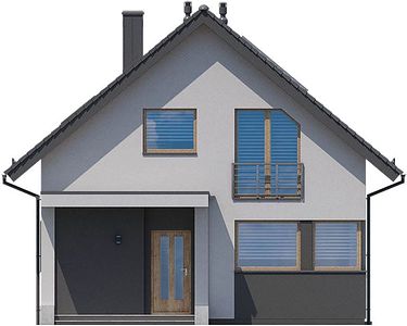 Фасад дома EDE-2542-84 Фасад дома EDE-2542-84