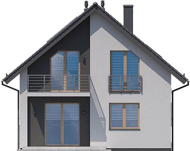 Фасад дома EDE-2542-84 Фасад дома EDE-2542-84