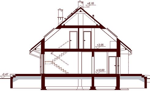 Фасад дома CAG-2754-55 Фасад дома CAG-2754-55