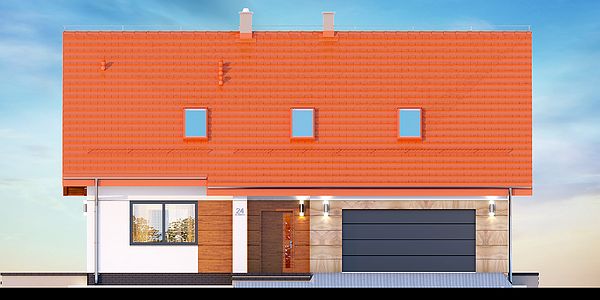 Фасад дома CAG-2754-55 Фасад дома CAG-2754-55