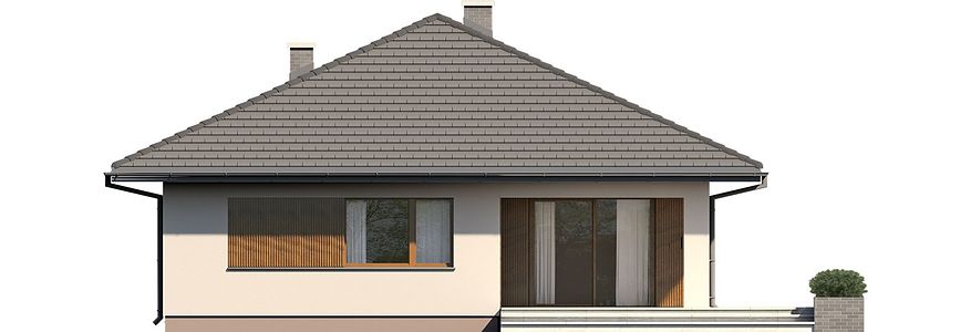 Фасад дома AGE-3892-45 Фасад дома AGE-3892-45