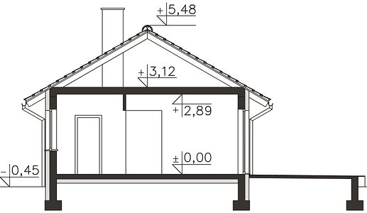 Фасад дома BCF-1564-95 Фасад дома BCF-1564-95