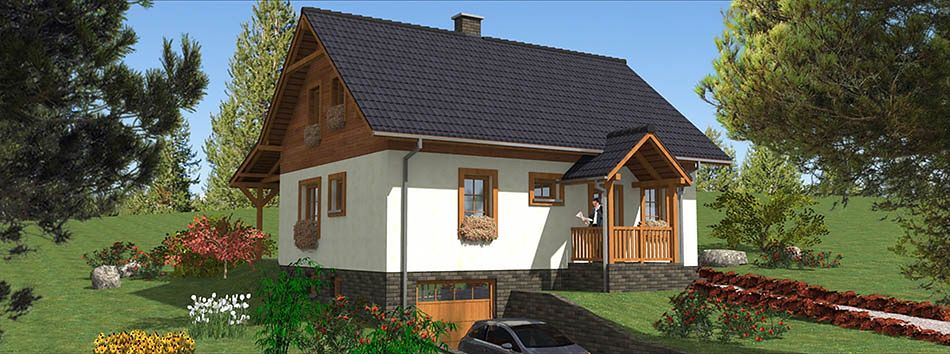 Проект дома BKH-2669-57