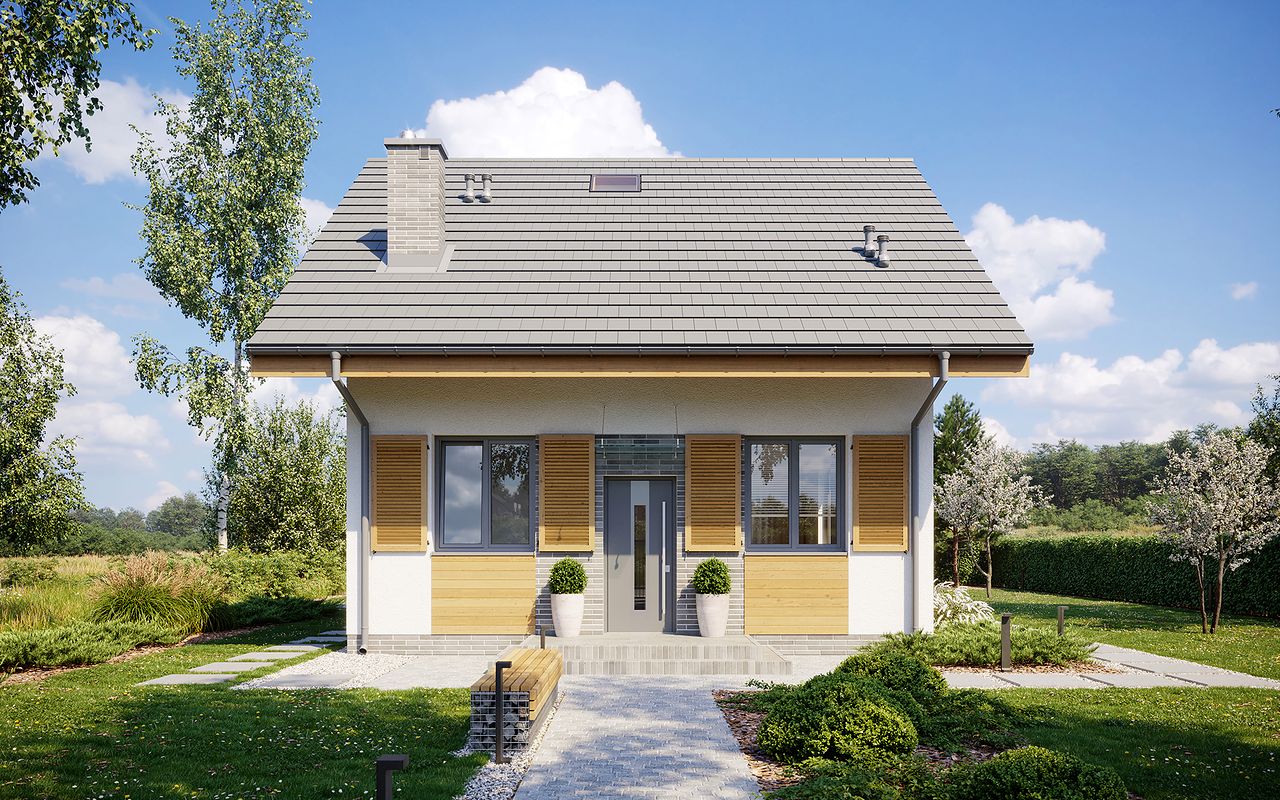 Проект дома CHF-1283-58