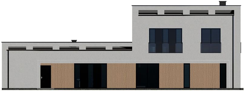 Фасад дома BED-8987-38 Фасад дома BED-8987-38