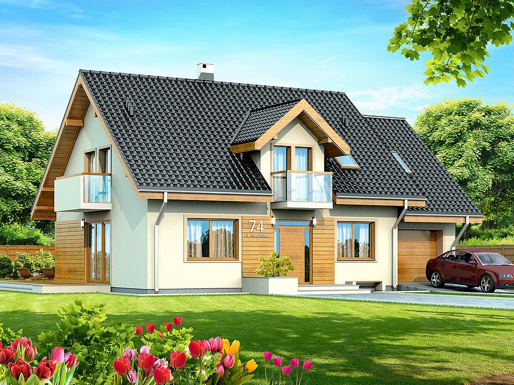 Проект дома EDE-5253-54
