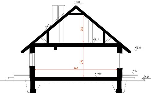 Фасад дома KBE-6551-17 Фасад дома KBE-6551-17