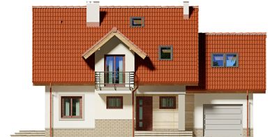 Фасад дома DEK-6499-56 Фасад дома DEK-6499-56