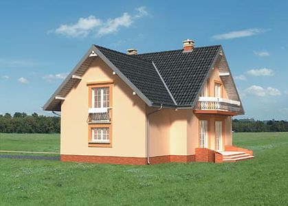 Фасад дома HGC-6989-93 Фасад дома HGC-6989-93