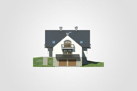 Фасад дома CKA-2287-48 Фасад дома CKA-2287-48