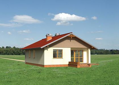 Фасад дома HFG-6622-43 Фасад дома HFG-6622-43