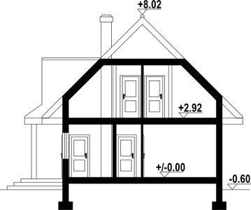 Фасад дома HGH-9772-99 Фасад дома HGH-9772-99